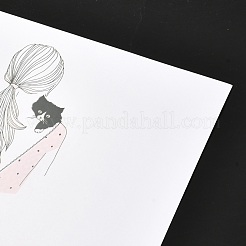 Cartes de papier de peinture rectangle&nbsp;DIY-WH0196-24B-14