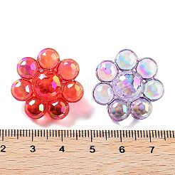 Прозрачные акриловые пуговицы с УФ-покрытием MACR-K356-14