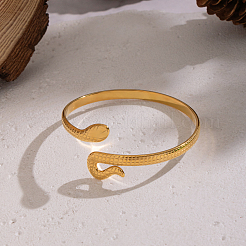 Женские браслеты-манжеты в форме змеи из нержавеющей стали 304&nbsp;QJ2255