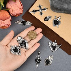 Подвески из сплава 9 шт.&nbsp;ENAM-YW0005-90