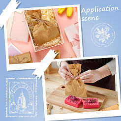 50 шт. прямоугольные бумажные пакеты для выпечки CARB-SP0001-05C-02