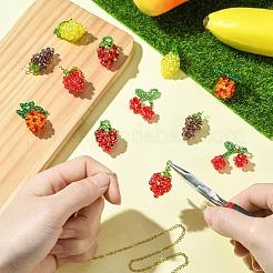 6шт стеклянные подвески&nbsp;PALLOY-CJ00139