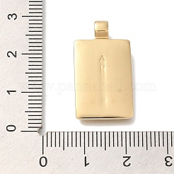 Pendenti in acciaio inox 304 con placcatura sotto vuoto pvd&nbsp;STAS-S148-31A-G