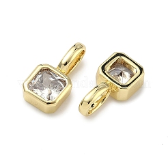 Латунные микро проложить кубического циркония подвески&nbsp;KK-G555-21G-A