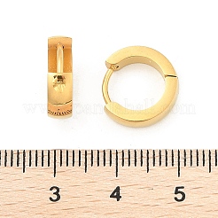 Серьги-кольца из нержавеющей стали 304 с эффектом полировки&nbsp;EJEW-M001-29C-G