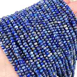 Natürlicher Lapislazuli Perlenstränge&nbsp;G-L587-B03-02