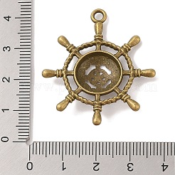 Pendentifs en alliage de style tibétain&nbsp;TIBEP-2649-AB-FF
