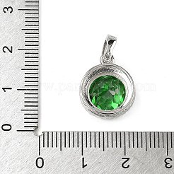 925 подвеска из стерлингового серебра с паве из кубических цирконий STER-B009-01A-01