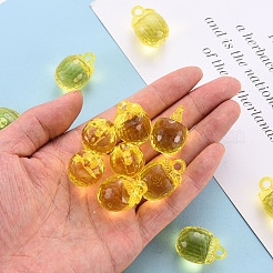 Осенняя тема прозрачные акриловые подвески&nbsp;LS-TACR-T024-04B-916