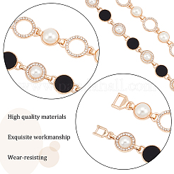 Ahademaker 4 шт. 2 стильные декоративные цепочки для обуви из сплава FIND-GA0002-41