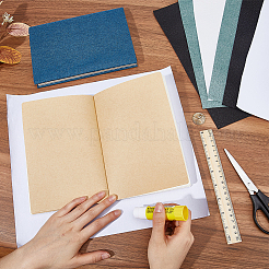 8 лист 4-х цветных льняных обложек для книг DIY-CP0010-67B