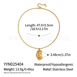 Винтажные подвески-ожерелья с Иисусом из нержавеющей стали 304 для женщин&nbsp;RN7674