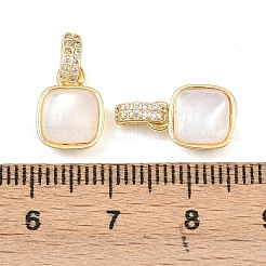 Латунные микро проложить кубического циркония подвески&nbsp;KK-C248-03G