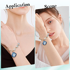 12шт 4 цвета фарфоровые бусины ручной работы&nbsp;PORC-PA0001-22