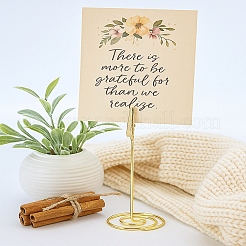 4шт железный зажим для визиток&nbsp;AJEW-LP0010-34