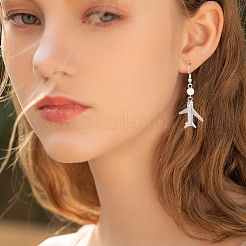 8 шт. латунные микрофибровые бусины-авиапланы с кубическим цирконием ZIRC-BBC0003-54P