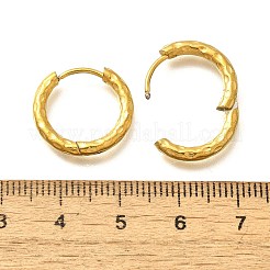 Серьги-кольца из нержавеющей стали 304 для женщин EJEW-M068-12E-G