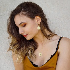 Подвески из сплава с покрытием в стойку&nbsp;FIND-YW0011-50