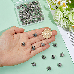 50pcs perles en alliage de style tibétain&nbsp;FIND-PH0036-17AS