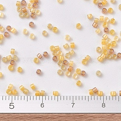MIYUKIデリカビーズ  シリンダー  日本製シードビーズ  11/0  （db2061)蓄光ミックス1  1.3x1.6mm  穴：0.8mm  約2000PCS /ボトル&nbsp;SEED-JP0008-DB2061