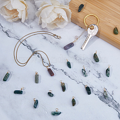 50 шт. подвески из натурального индийского агата&nbsp;G-DC0001-43