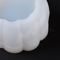 Хэллоуин тема DIY тыква Джек-о-фонарь ящик для хранения и крышка набор силиконовых форм DIY-G058-A01