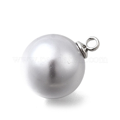 Подвески из АБС-пластика с жемчугом&nbsp;FIND-H052-01H-02P