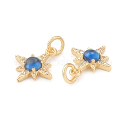 Брелки из экологически чистой латуни с микропаве и кубическим цирконием&nbsp;KK-I698-28G