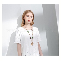 Неокрашенные деревянные большие подвески WOOD-PH0008-35