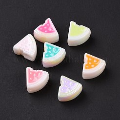 УФ-покрытие Радужные переливающиеся акриловые европейские бусины SACR-E009-30