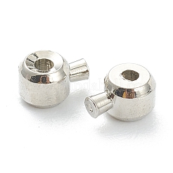 Зажимные бусины из латуни&nbsp;LS-X-KK-F826-03P