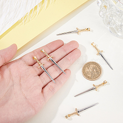 Латунные подвески с покрытием 6шт&nbsp;KK-GA0002-15