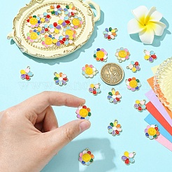 30шт 5 стиля подвески из сплава с эмалью&nbsp;ENAM-YW0005-35