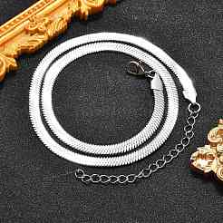 Не тускнеющие цепочки-елочки из нержавеющей стали 201 NJEW-M187-06P