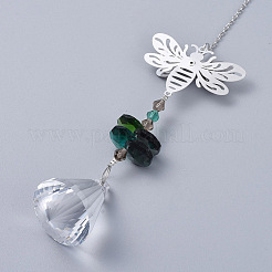 Хрустальная люстра призмы AJEW-G025-F06