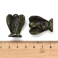 天然の龍血宝石を彫刻した天使の置物  自宅オフィスのデスクトップの風水の装飾品  11~11.5x22~22.5x28~28.5mm&nbsp;GG-CBA8396-A07