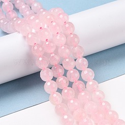 Природного розового кварца нитей бисера&nbsp;G-E571-07B