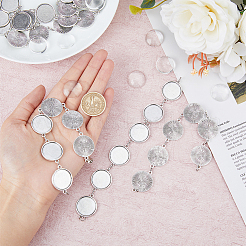 Набор для изготовления браслета-цепочки из сплава с пустыми куполообразными звеньями своими руками&nbsp;BJEW-DC00001