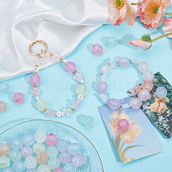 50 шт. Светящиеся акриловые бусины&nbsp;OACR-SC0001-44