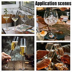 Наборы для самостоятельного изготовления подвесок для бокалов из акрила и латуни&nbsp;DIY-HY0002-89A