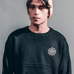 8 шт. 8 стиля брошь-булавка в виде снежинки со стразами и искусственным жемчугом JEWB-BC0001-06