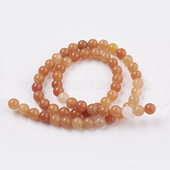 Chapelets de perles en aventurine rouge naturelle&nbsp;GSR023