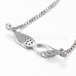 Регулируемые латунные браслеты-слайдеры из циркония BJEW-E317-17