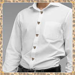 Legierung Rhinestone Manschettenknöpfe&nbsp;BUTT-WH0024-076G