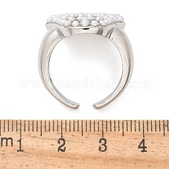 Кольца-манжеты из латуни с эмалью для женщин RJEW-B117-02P