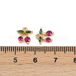 Латунные микро проложить кубического циркония подвески KK-C115-03E-04G