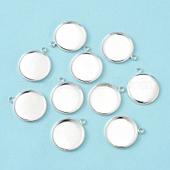Impostazioni cabochons ciondolo in ottone&nbsp;KK-C343-S-A