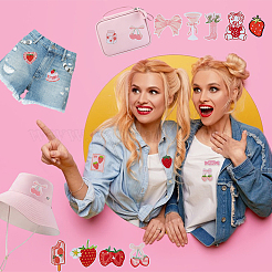 Ahademaker 17шт 17 стиля компьютерная вышивка полиэстер орнамент аксессуары&nbsp;FIND-GA0007-02