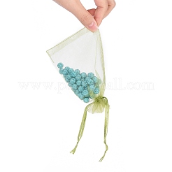Bolsas de regalo de organza con cordón&nbsp;X-OP-R016-10x15cm-13