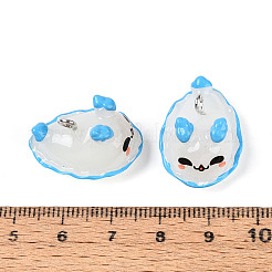 Подвески из непрозрачной смолы на тему морских животных&nbsp;RESI-D071-04F